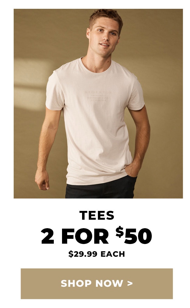 2 for $50 tshirts